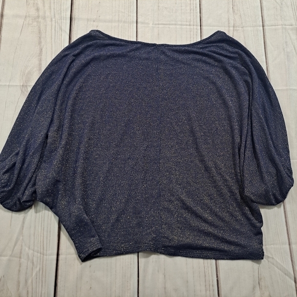 ZARA Basic Blue With Gold Shirt Size S - Picture 8 of 11